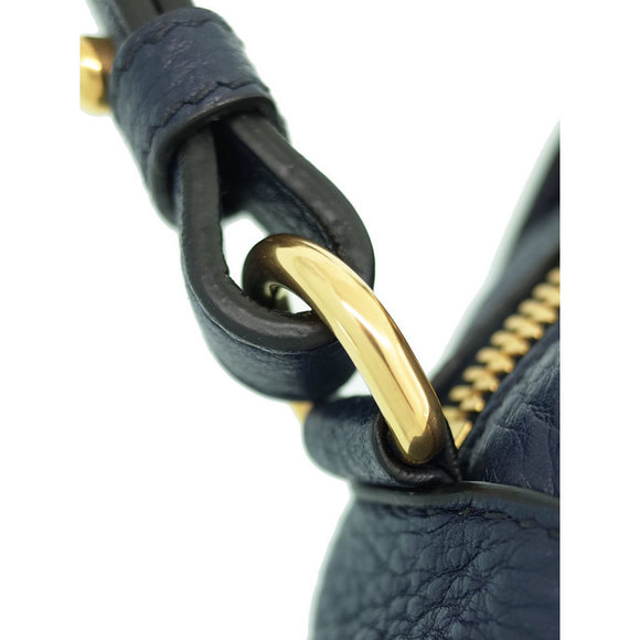 Prada Leather Shoulder Bag Navy - Picture 5 of 9